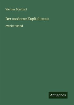 Cover Der moderne Kapitalismus