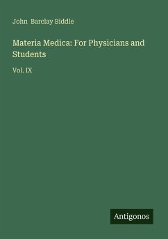 Cover Materia Medica: For Physicians and Students