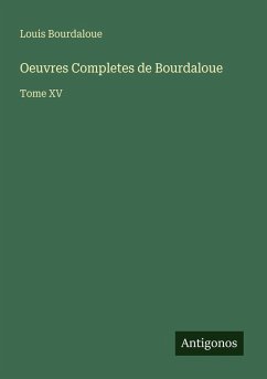 Cover Oeuvres Completes de Bourdaloue
