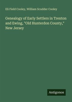 Cover Genealogy of Early Settlers in Trenton and Ewing, 