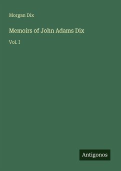 Cover Memoirs of John Adams Dix