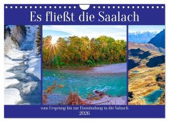 Es fließt die Saalach (Wandkalender 2026 DIN A4 quer), CALVENDO Monatskalender