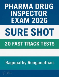 Cover Pharma Drug Inspector Exam 2026 - Sure Shot 20 Fast Track Tests (eBook, ePUB)