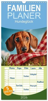Familienplaner 2026 - Hundeglück mit 5 Spalten (Wandkalender, 21 x 45 cm) CALVENDO Familienplaner 2026 - Hundeglück mit 5 Spalten (Wandkalender, 21 x 45 cm) CALVENDO