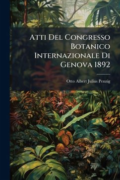 Cover Atti Del Congresso Botanico Internazionale Di Genova 1892