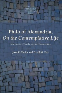 Cover Philo of Alexandria, On the Contemplative Life