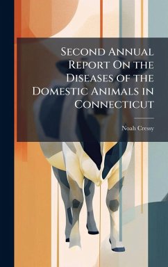 Cover Second Annual Report On the Diseases of the Domestic Animals in Connecticut