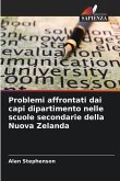 Problemi affrontati dai capi dipartimento nelle scuole secondarie della Nuova Zelanda