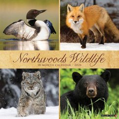 Cover Northwoods Wildlife 2026 12 X 12 Wall Calendar