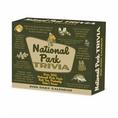 Cover National Park Trivia 2026 5.4 X 6.2 Box Calendar