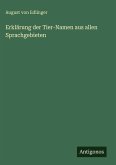 Erklärung der Tier-Namen aus allen Sprachgebieten