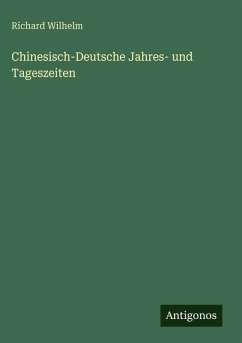 Cover Chinesisch-Deutsche Jahres- und Tageszeiten