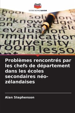 Cover Problèmes rencontrés par les chefs de département dans les écoles secondaires néo-zélandaises