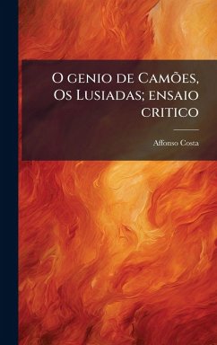 Cover O genio de CamÃµes, Os Lusiadas; ensaio critico