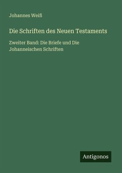 Cover Die Schriften des Neuen Testaments
