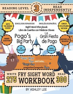 Cover 300 Sight Word Storybook, Pogo's Big Party (Level 3) Bilingual English/Spanish Inglés/Español