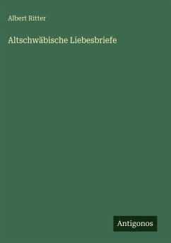 Cover Altschwäbische Liebesbriefe