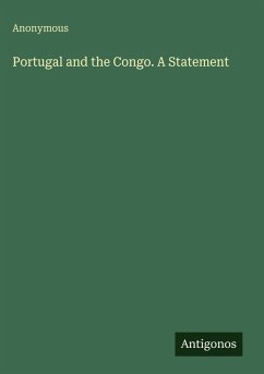 Cover Portugal and the Congo. A Statement
