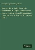 Risposta del Dr. Luigi Cocco alle osservazioni di Luigi F. Schopen, fatte circa le opinioni del prof. Seguenza sul Lias superiore dei dintorni di Taormina, 1886