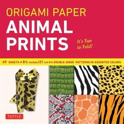 Cover Origami Paper - Animal Prints - 8 1/4 - 49 Sheets