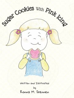 Cover Sugar Cookies With Pink Icing