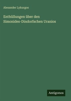 Cover Enthüllungen über den Simonides-Dindorfschen Uranios