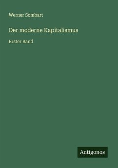 Cover Der moderne Kapitalismus
