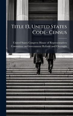 Cover Title 13, United States Code- Census