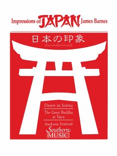 Cover James Barnes Impressions Of Japan Concert Band Partitur + Stimmen