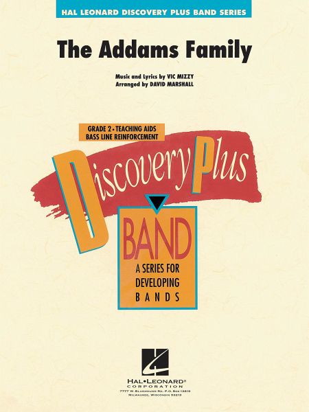 The Addams Family Theme Concert Band Partitur + Stimmen