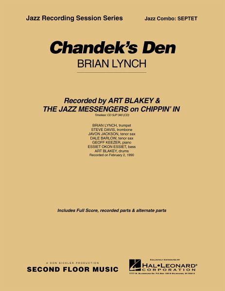 Brian Lynch, Chandek's Den Jazz-Septet Partitur + Stimmen