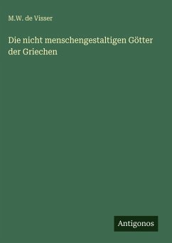 Cover Die nicht menschengestaltigen Götter der Griechen
