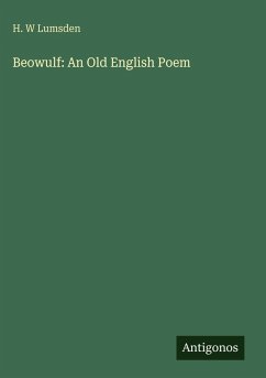 Cover Beowulf: An Old English Poem