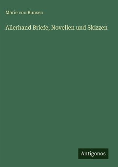 Cover Allerhand Briefe, Novellen und Skizzen