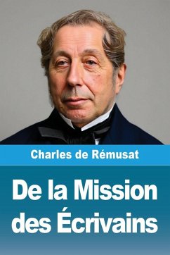 Cover De la Mission des Écrivains