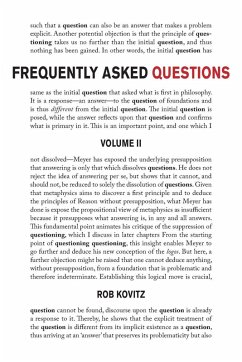 Frequently Asked Questions, Volume 2 - Kovitz, Rob