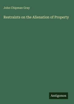 Cover Restraints on the Alienation of Property