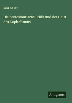 Cover Die protestantische Ethik und der Geist des Kapitalismus
