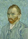 Notizbuch A5 blanko - 100 Seiten 90g/m² - Hardcover Motiv Selbstporträt Vincent van Gogh - FSC Papier