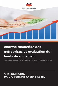Cover Analyse financière des entreprises et évaluation du fonds de roulement