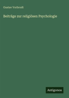 Cover Beiträge zur religiösen Psychologie