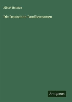 Cover Die Deutschen Familiennamen