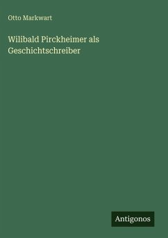 Cover Wilibald Pirckheimer als Geschichtschreiber