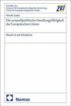 Cover Die umweltpolitische Handlungsfähigkeit der Europäischen Union