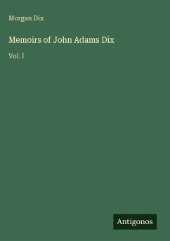 Cover Memoirs of John Adams Dix