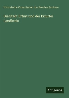 Cover Die Stadt Erfurt und der Erfurter Landkreis