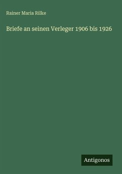 Cover Briefe an seinen Verleger 1906 bis 1926