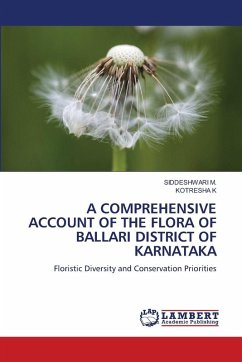 Cover A COMPREHENSIVE ACCOUNT OF THE FLORA OF BALLARI DISTRICT OF KARNATAKA