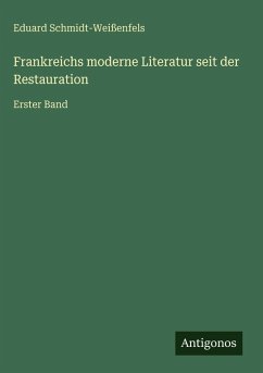 Cover Frankreichs moderne Literatur seit der Restauration
