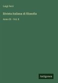 Rivista italiana di filosofia Rivista italiana di filosofia